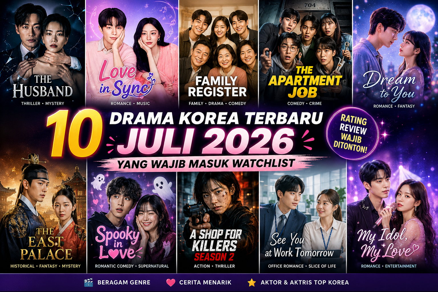 10 Drama Korea Terbaru Juli 2026 yang Wajib Masuk Watchlist