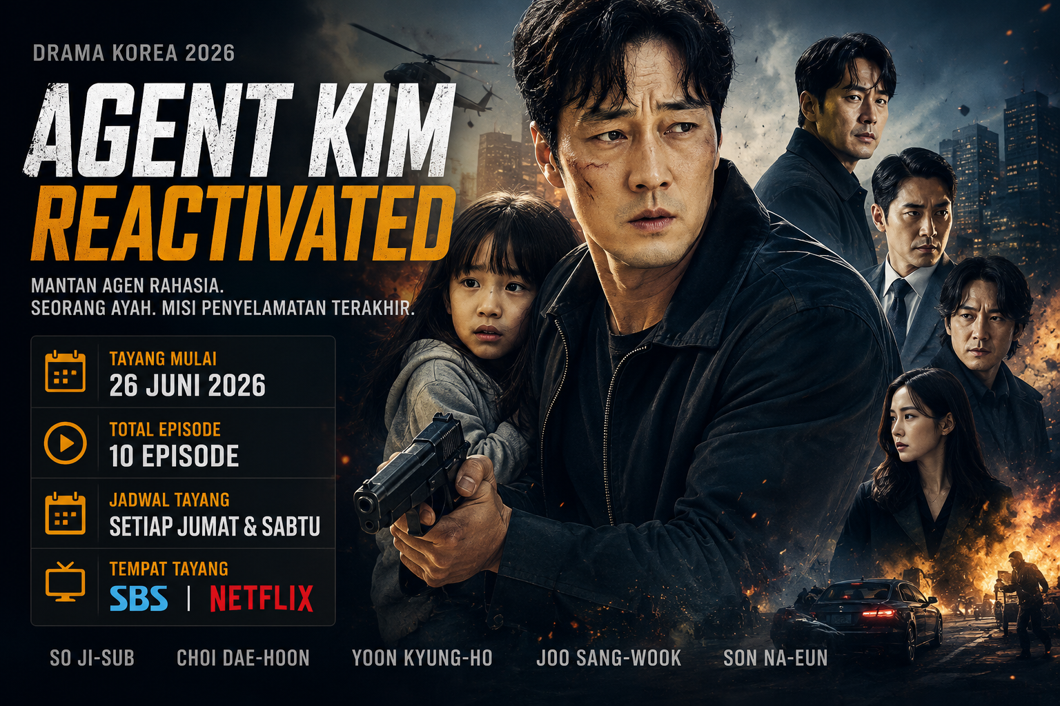 Agent Kim Reactivated Sinopsis, Jadwal Tayang, dan Tempat Nonton Resmi