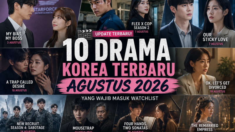 10 Drama Korea Terbaru Agustus 2026 yang Wajib Masuk Watchlist